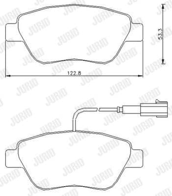 Brake Pad Set, disc brake 573164J - image 2