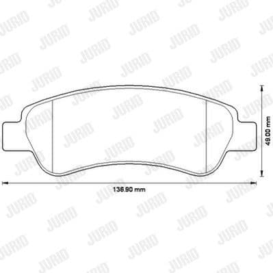 Brake Pad Set, disc brake 573274J