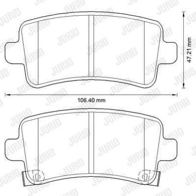 Brake Pad Set, disc brake 573313J