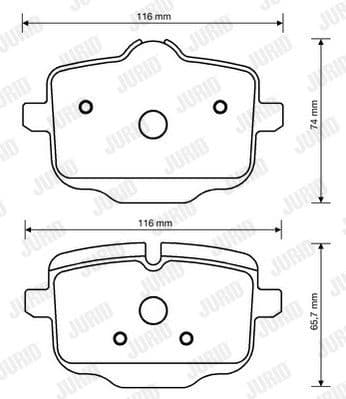 Brake Pad Set, disc brake 573353J
