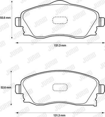 Brake Pad Set, disc brake 573011J - image 2