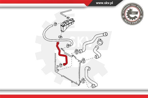 Radiator Hose 24SKV300 - image 4