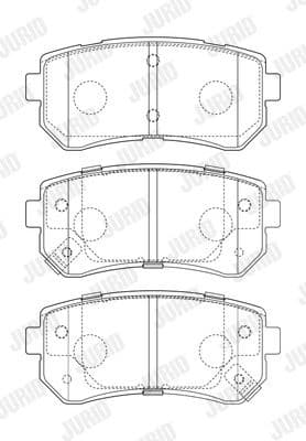 Brake Pad Set, disc brake 573757J