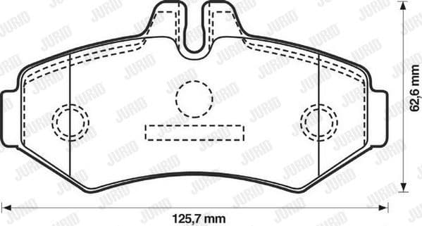 Brake Pad Set, disc brake 571950J