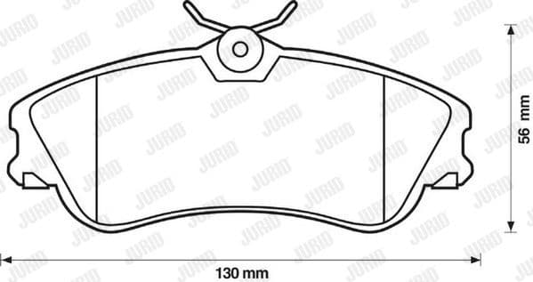 Brake Pad Set, disc brake 571966J