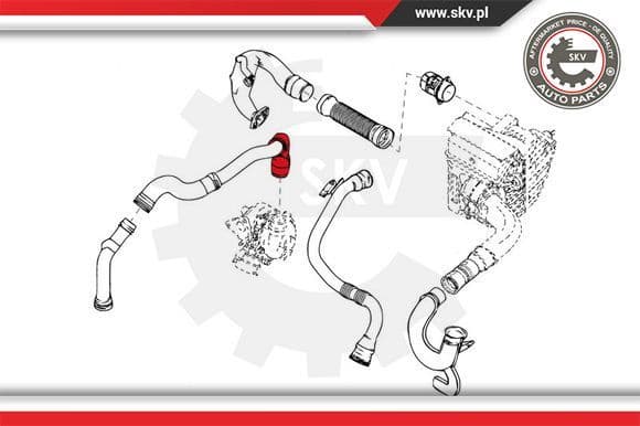 Charge Air Hose 24SKV872 - image 4