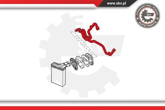 Heater Hose 43SKV810 - image 4
