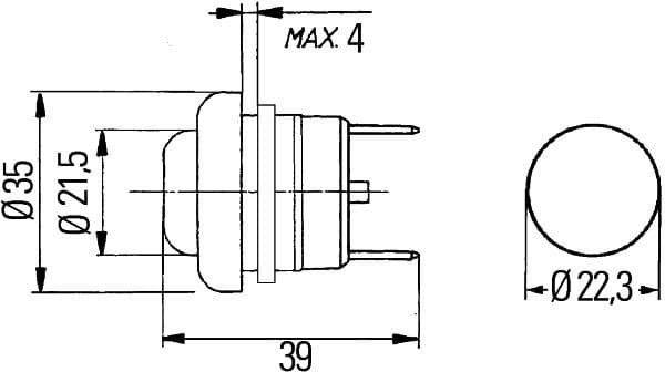 Ignition Switch 6JF 001 571-041 - image 2