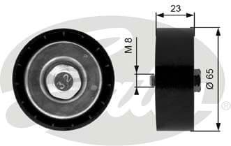 Deflection/Guide Pulley, V-ribbed belt DriveAlign™ T36158