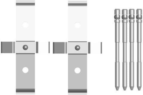 Accessory Kit, disc brake pad 1 987 474 440