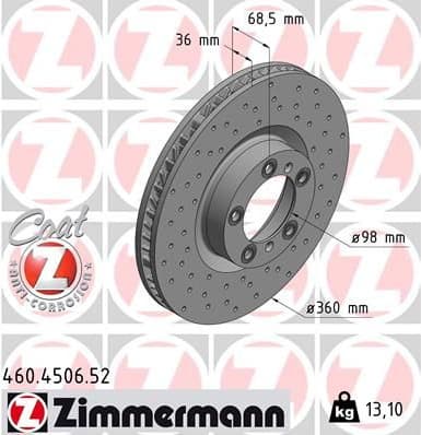 Brake Disc SPORT BRAKE DISC Z 460.4506.52