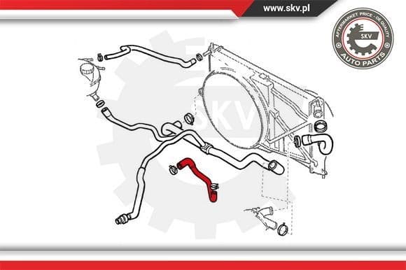 Radiator Hose 24SKV327 - image 4