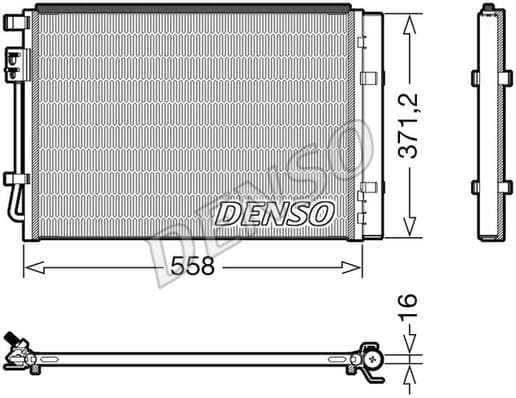 Condenser, air conditioning DCN41015