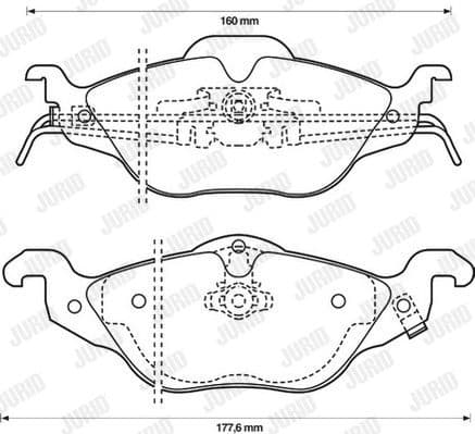 Brake Pad Set, disc brake 571968J - image 2