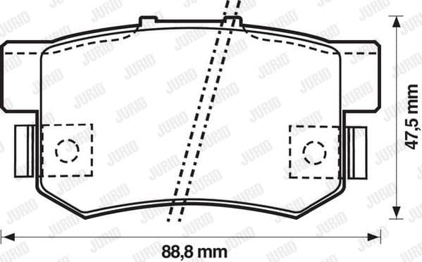 Brake Pad Set, disc brake 572138J