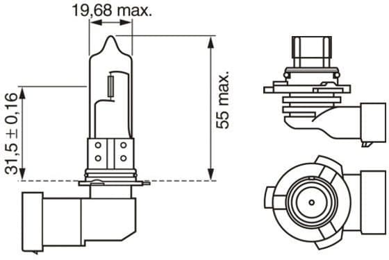 Bulb, front fog light Pure Light BL 1 987 301 062 - image 5