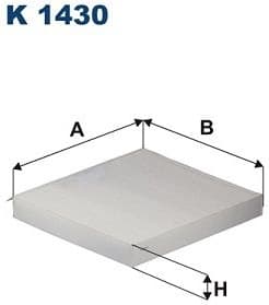 Filter, cabin air K1430