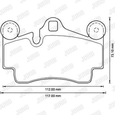 Brake Pad Set, disc brake 573227J