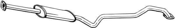 Centre Muffler 287-503