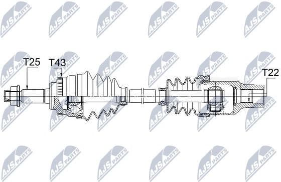 Drive Shaft NPW-SU-025 - image 4