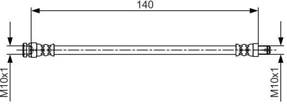 Brake Hose 1 987 481 706