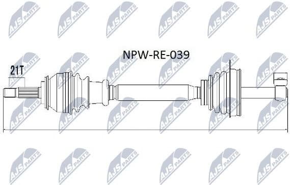 Drive Shaft NPW-RE-039 - image 4