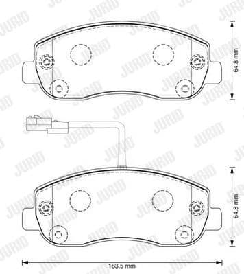Brake Pad Set, disc brake 573357J