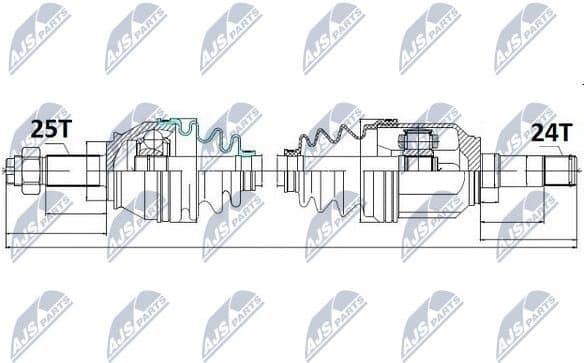 Drive Shaft NPW-FT-016 - image 4