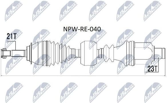Drive Shaft NPW-RE-040 - image 4