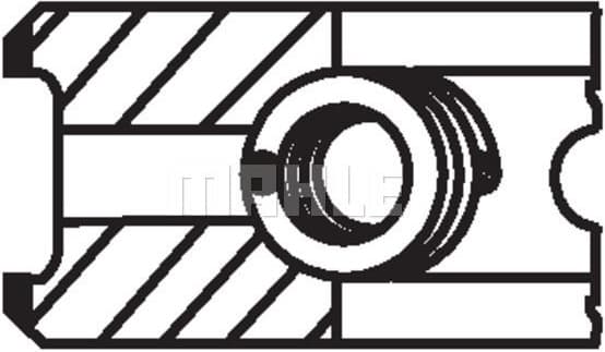 Piston Ring Set 00986N0 - image 3