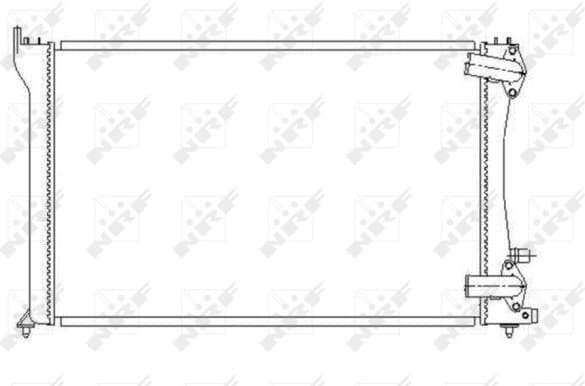 Radiator, engine cooling 58251