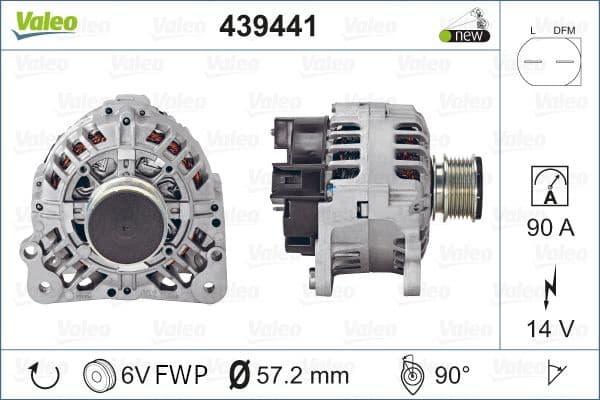 Alternator VALEO ORIGINS 439441