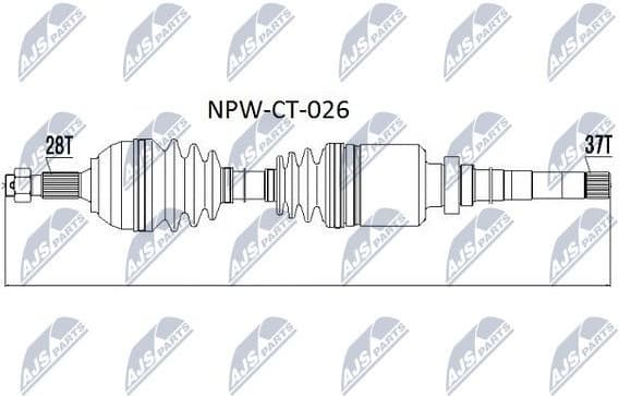Drive Shaft NPW-CT-026 - image 5
