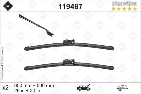 Wiper Blade DAS ORIGINAL SET 119487