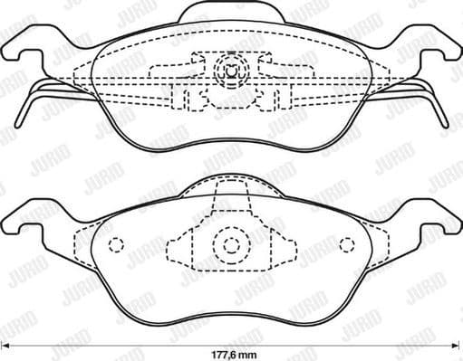 Brake Pad Set, disc brake 571967J