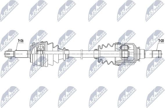 Drive Shaft NPW-TY-135 - image 4