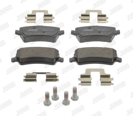 Brake Pad Set, disc brake Jurid White Low Dust 573250JC - image 2