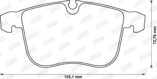 Brake Pad Set, disc brake 573090J