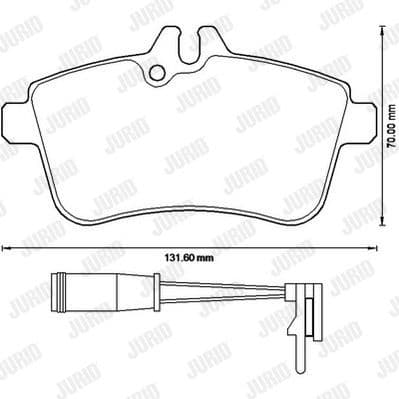 Brake Pad Set, disc brake 573230J