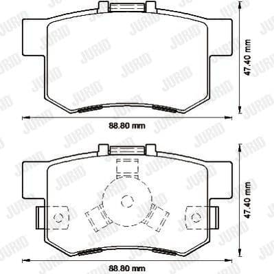 Brake Pad Set, disc brake 572544J