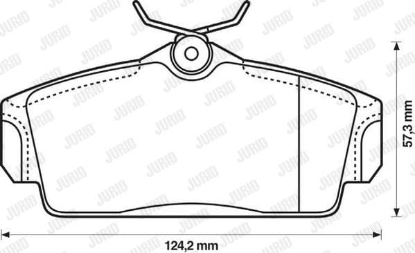 Brake Pad Set, disc brake 572422J