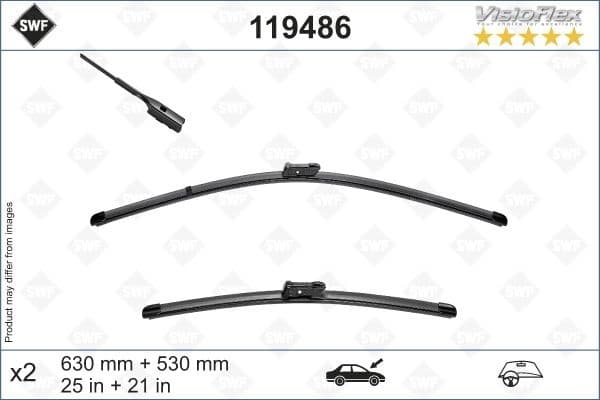 Wiper Blade DAS ORIGINAL SET 119486