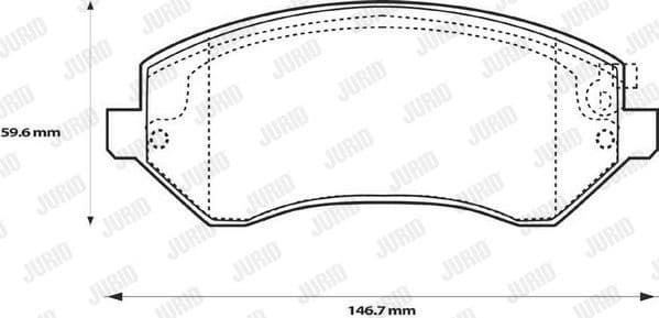 Brake Pad Set, disc brake 573118J - image 2