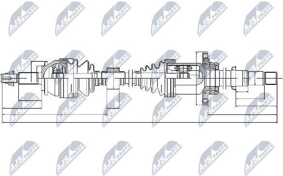 Drive shaft complete NPW-TY-063 - image 2