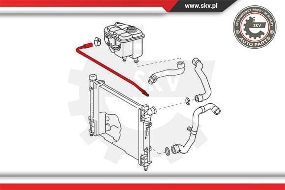 Breather Hose, expansion tank 96SKV039 - image 4