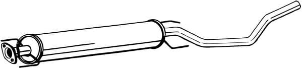 Centre Muffler 286-169