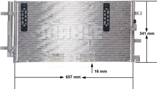 Condenser, air conditioning BEHR AC 4 000S - image 12