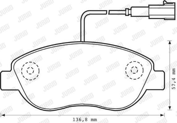 Brake Pad Set, disc brake 573075J - image 2