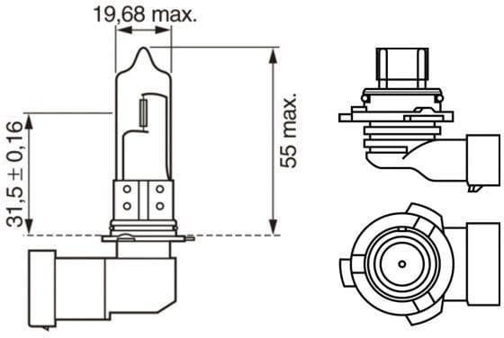 Bulb, front fog light Pure Light BL 1 987 301 063 - image 5