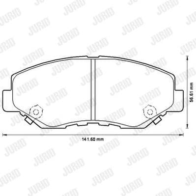 Brake Pad Set, disc brake 572504J - image 2